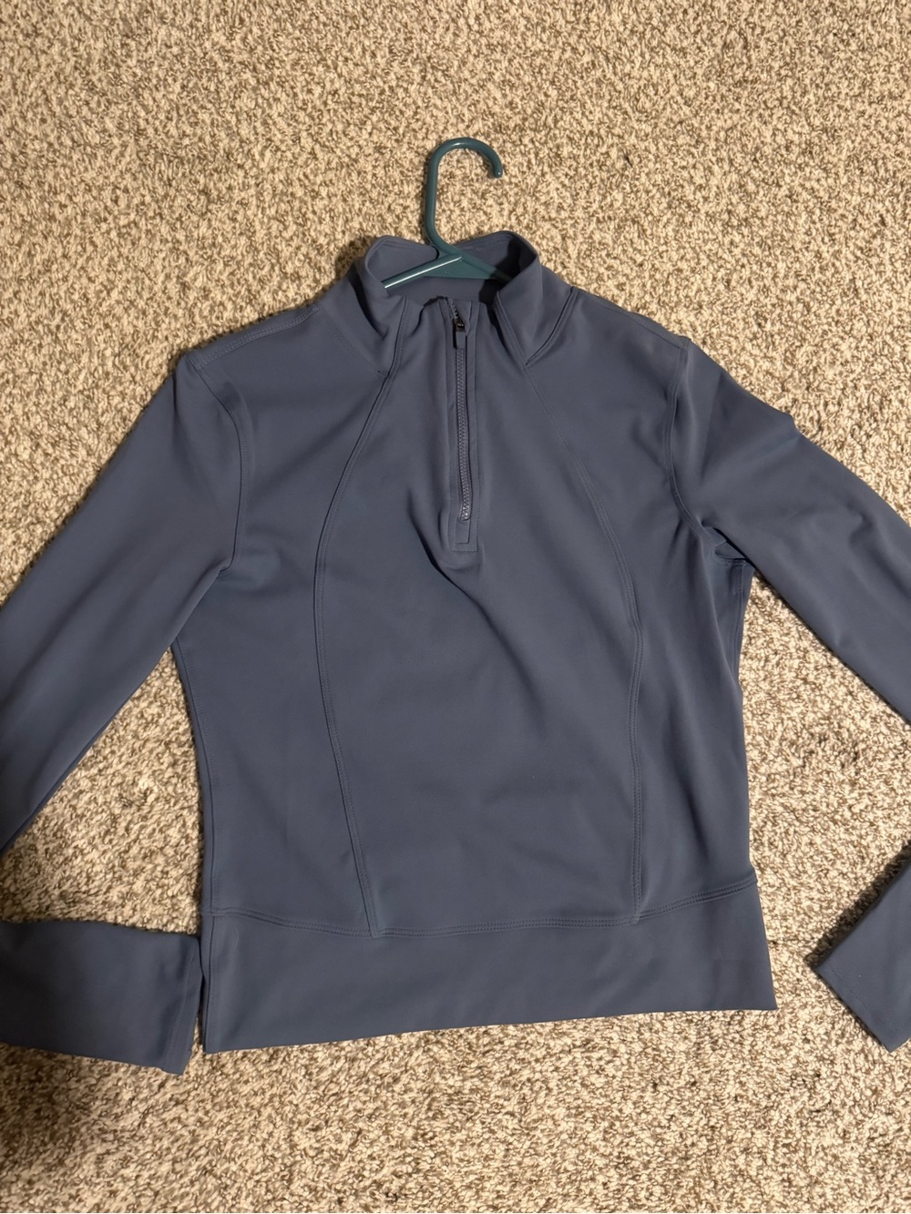 Zip Performance Sweater - Slate Blue